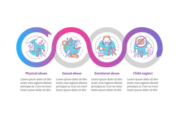 Children Abuse at Home Infographic: A Powerful Graphic Design Asset for Branding