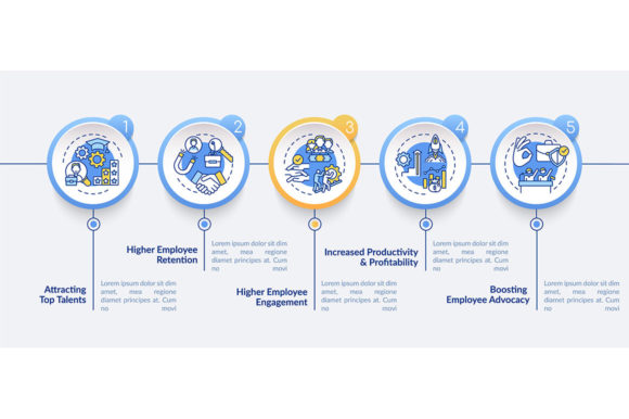 Corporate Culture Vector Infographic Graphics