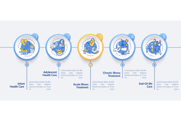 Family Doctor Support Vector Infographic Graphics