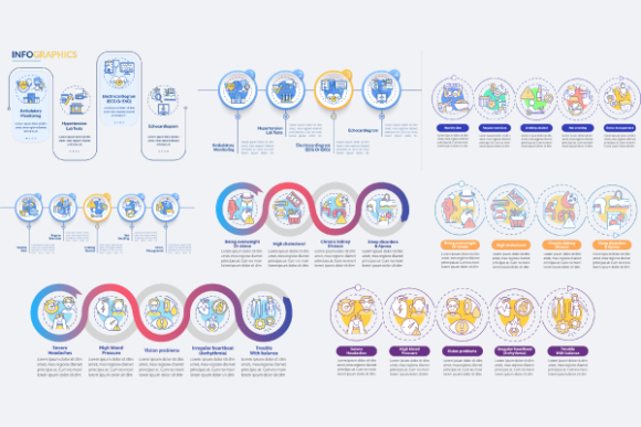 Hypertension Symptoms Infographics: A Strong Graphic Design Asset for Modern Branding