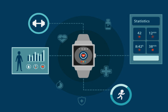 Infographic Smartwatch Vector Design