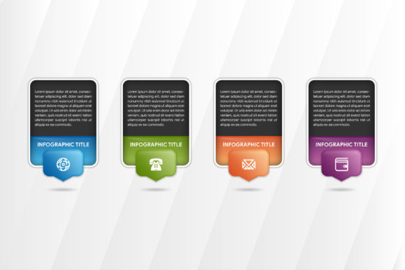 Infographic Talk Bubble Black