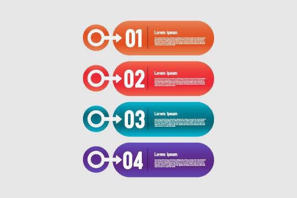 Multicolored Banner Infographic Design