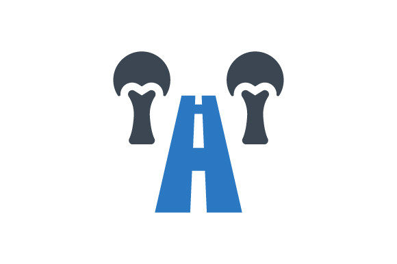 Road Infographic Icon Graphics
