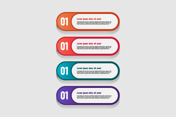 Simple Colorful Infographic Banner