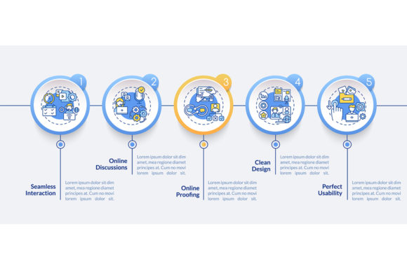 Telecommuting App Features Infographic Graphics