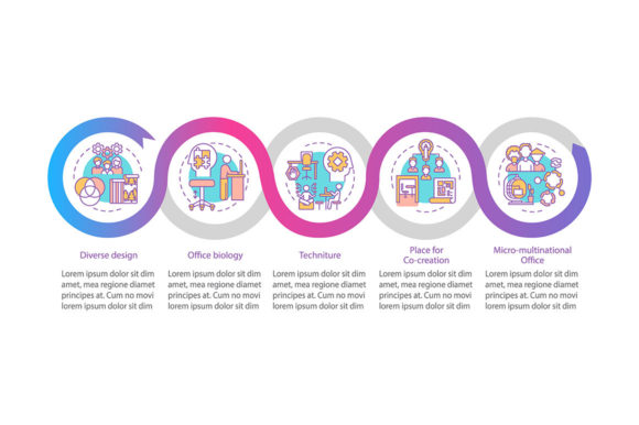 Workplace Trends Vector Infographic Graphics